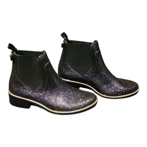 Kate Spade New York Sedgewick Chelsea Glitter Rain Boots Women's 6/7 - Picture 4 of 9